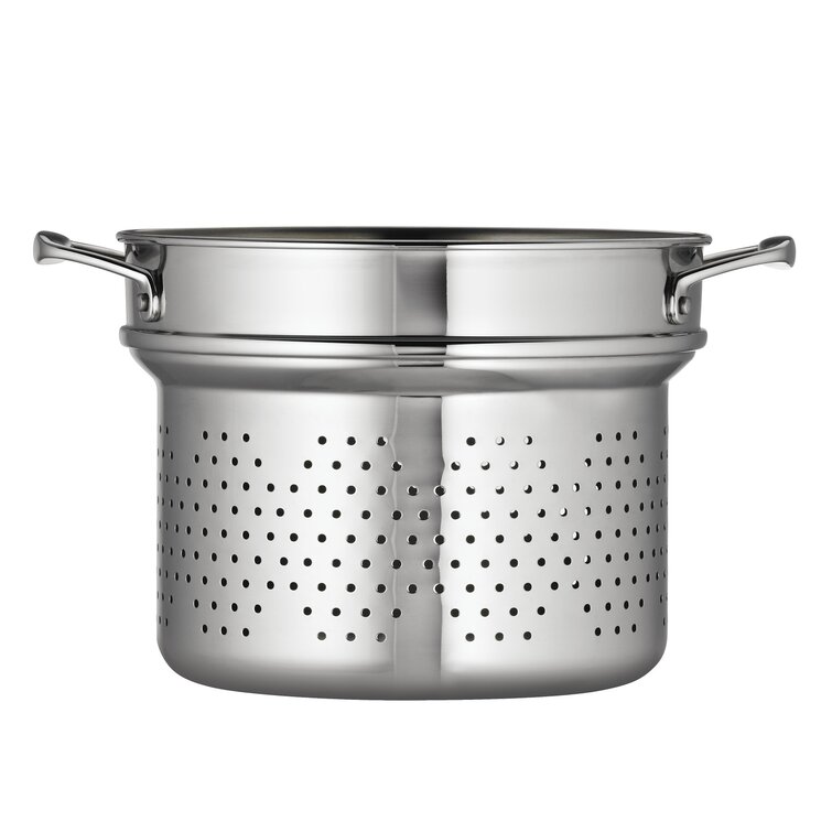 Tramontina Gourmet Tri-Ply Clad 8 qt. Stainless Steel Pot Insert with  12.63 Diameter & Reviews