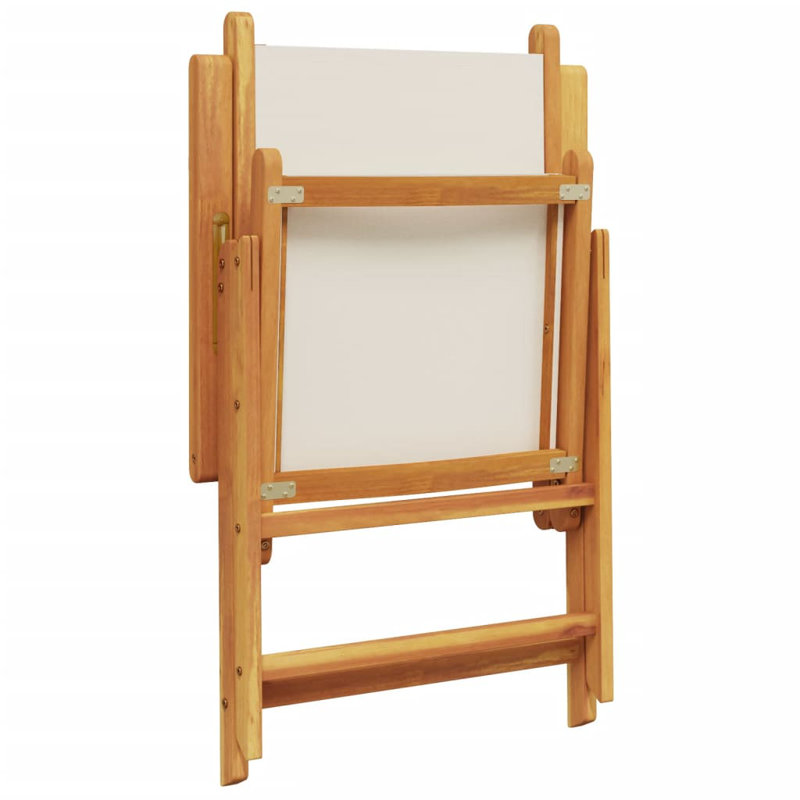 Troyes Patio Dining Accent Chair, Cream White