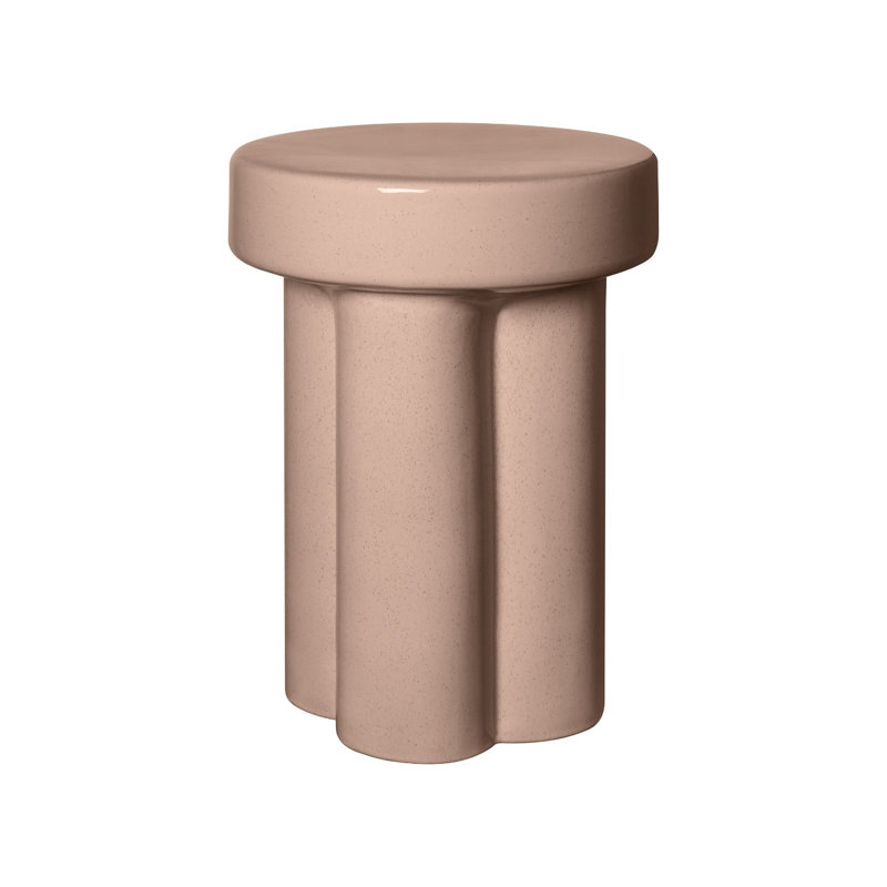 TORU Ceramic Side Table, Tan