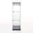 Versatile Three-Shelf Glass Cabinet For Display And Storage, Enhancing Functionality And Style.-1982005465