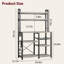 90 cm W Iron Shelving Unit-1909482378