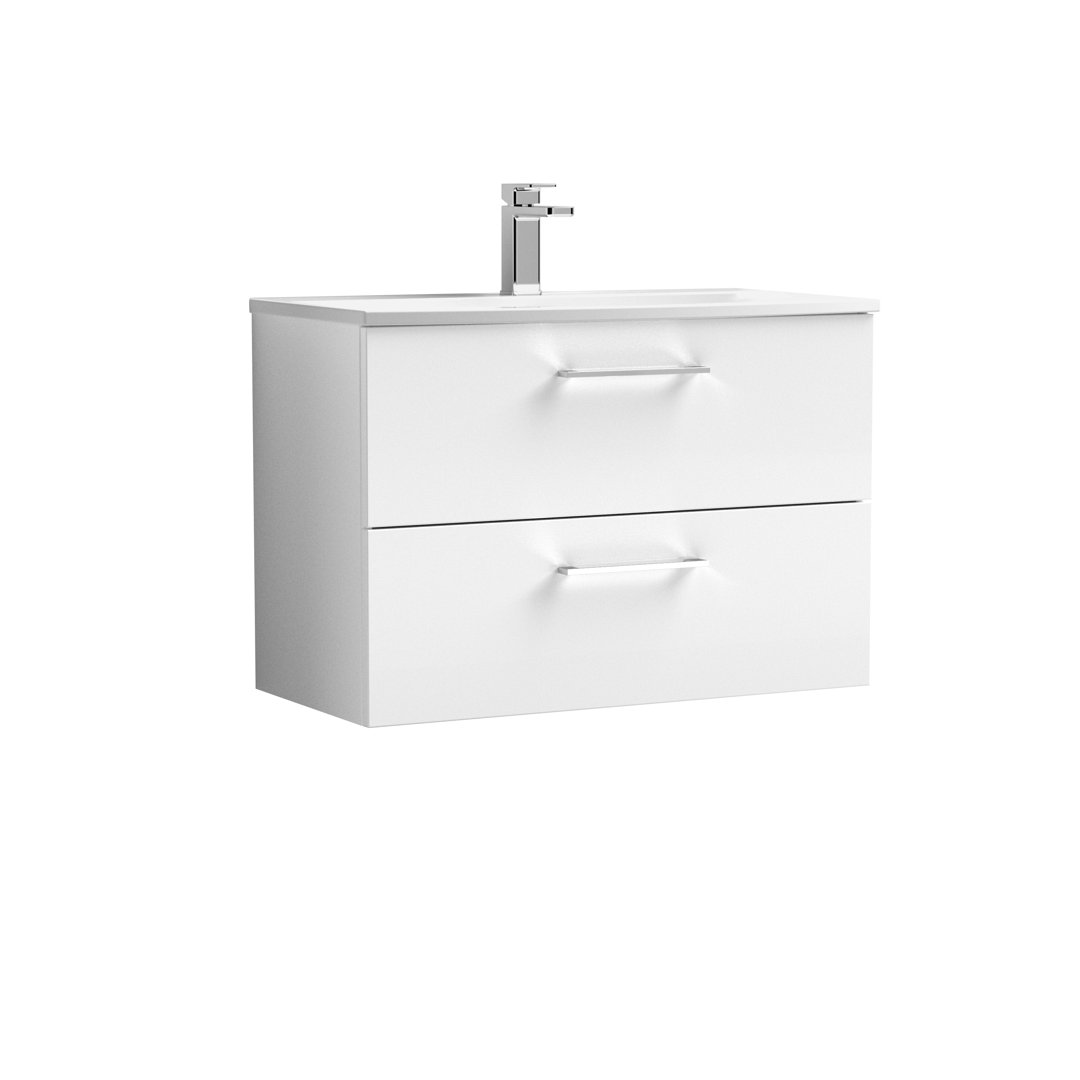Arno 810mm Single Bathroom Vanity with Integrated Vitreous China Basin