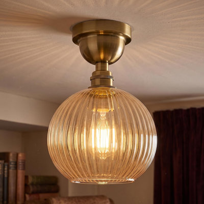Glass Flush Mount