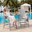 Maybeck 2-Piece Outdoor Adirondack Chair With Table-2144225046