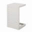 Table en forme de C CAPE CORAL ALU GRIS-1519394046
