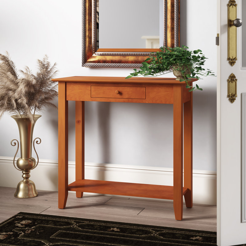 Console de 31,5 po Carbin, Cerisier, H 30 po x L 31,5 po x P 14 po