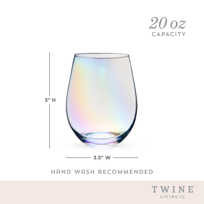Luster Stemless Wine Glasses