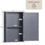 Kennedy 340mm W 530mm H Wall Mounted Required Medicine Cabinet with Mirror and Fixed Shelves