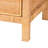 Cejda Rattan and Mahogany Solid Wood Accent Cabinet