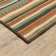 Tapis rayé vert intérieur / extérieur Brendel