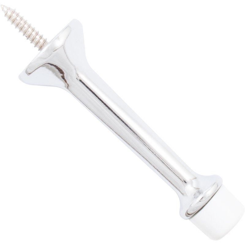 Butée de plinthe en zinc, Chrome poli