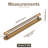 Retro Knurled Non-Slip Handle Backplate（G016）-119287131-119287135