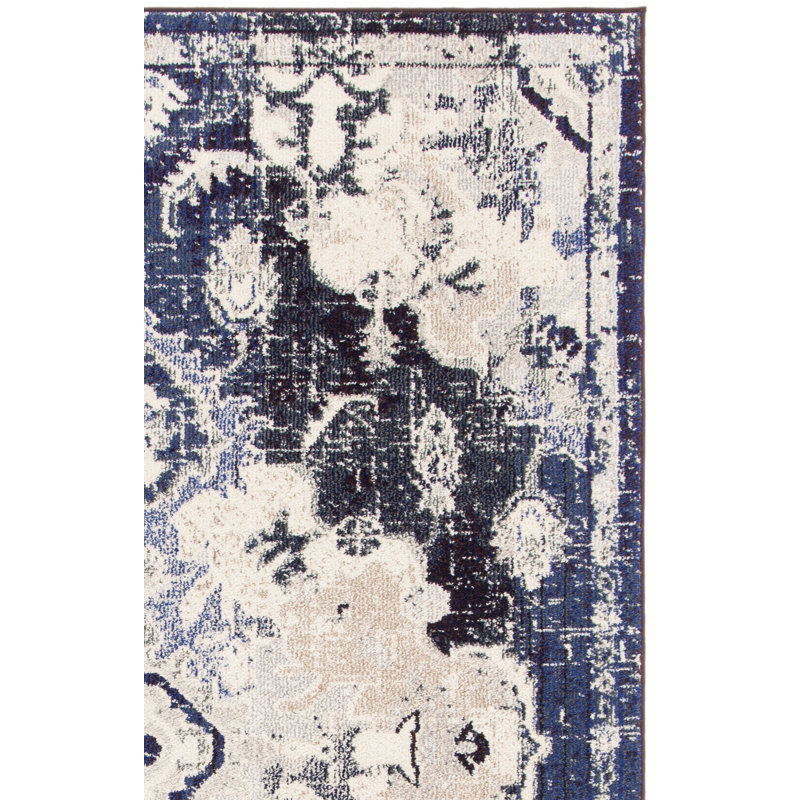 Tapis oriental mauve / beige, Carré 6 pi 7 po