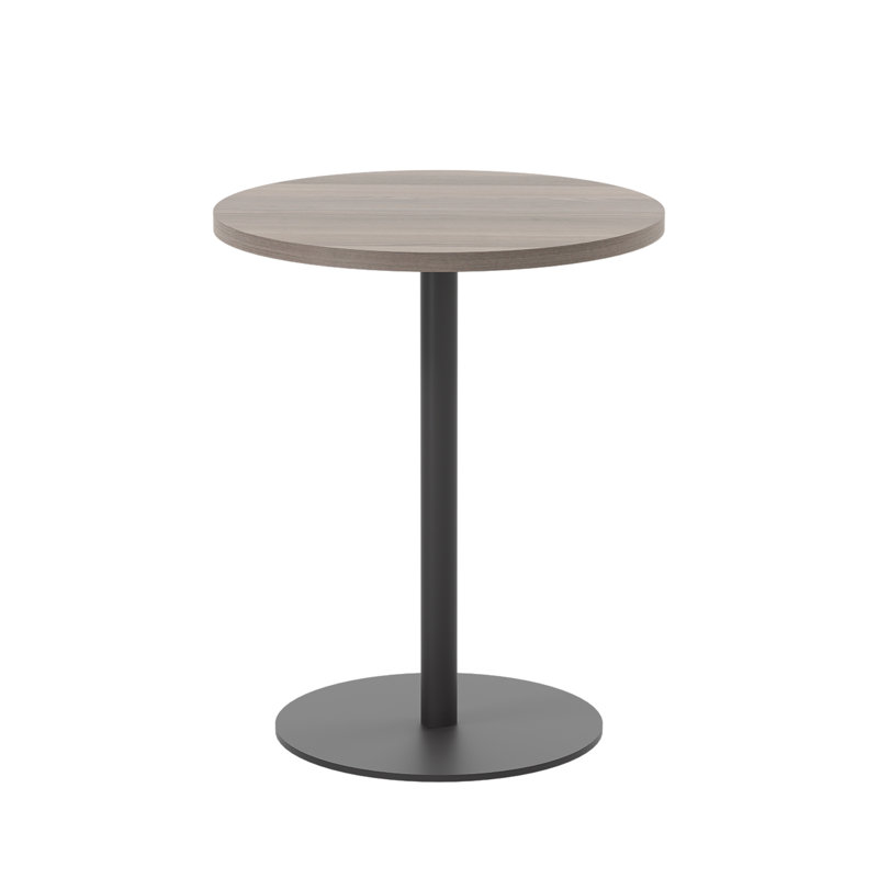 60Cm Pedestal Dining Table, Grey Oak