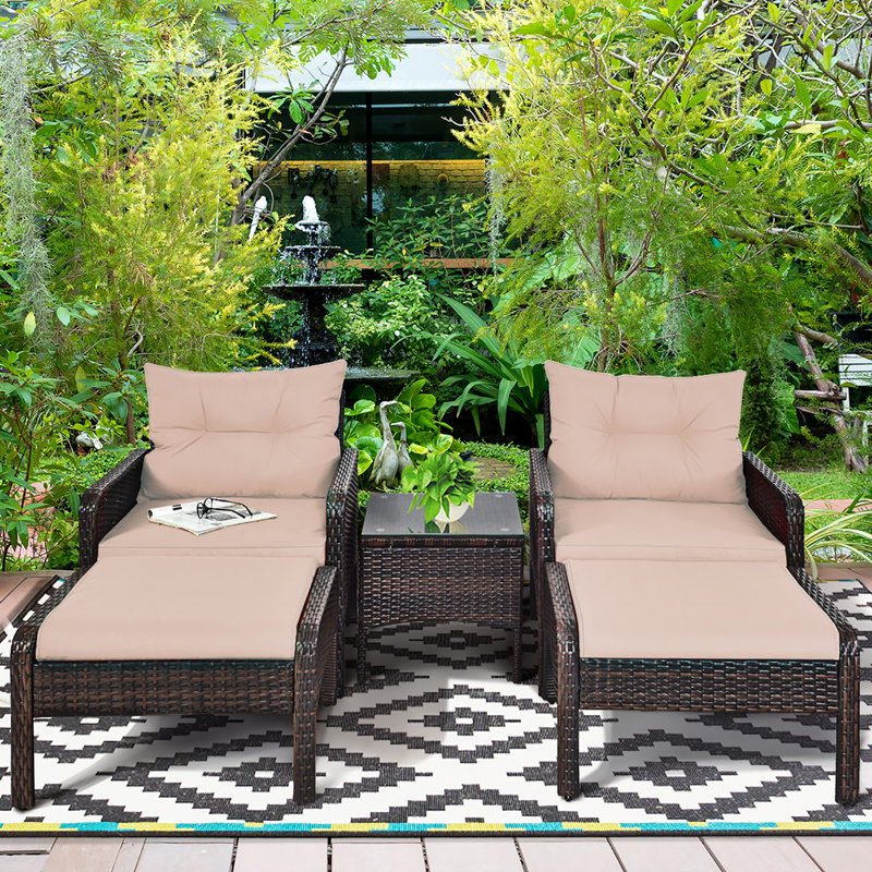 Beaudette 4 - Person Patio Conversation Set