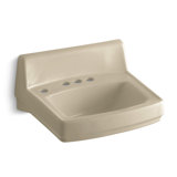 Greenwich Ceramic 21" Wall Mount Bathroom Sink with Overflow