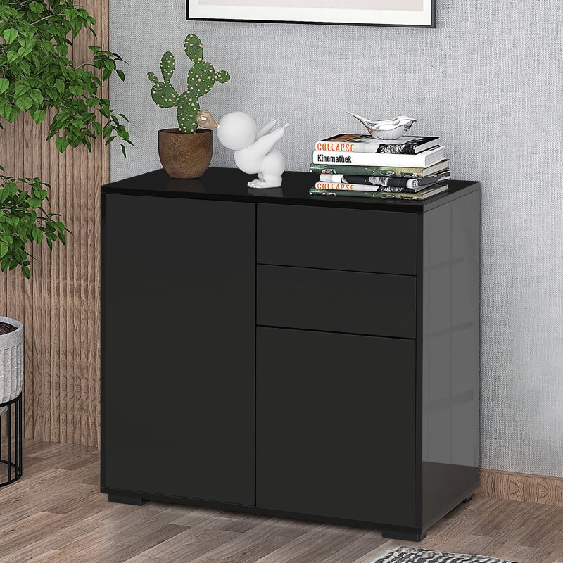 79cm Sideboard, Black