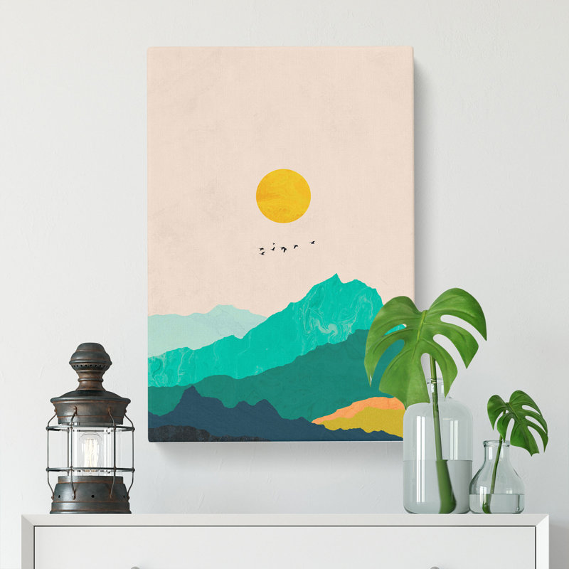 Nordic Minimalist Landscape No.2 - Wrapped Canvas, 91cm H x 60cm W x 3cm D