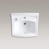 Greenwich Ceramic 21" Wall Mount Bathroom Sink with Overflow