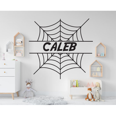 Adhésif décoratif toile d'araignée, toile d'araignée, chambre d'enfant, décoration d'Halloween effrayant, vinyle, décoration d'Halloween