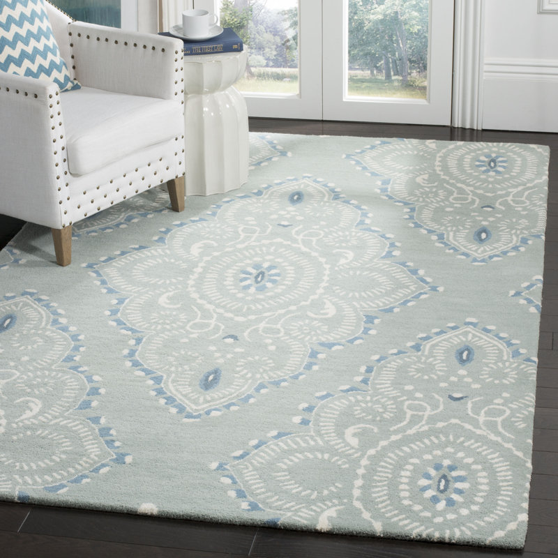 Colesberry Wyndham Hand Tufted Wool Rug, Rectangle 5' x 8'