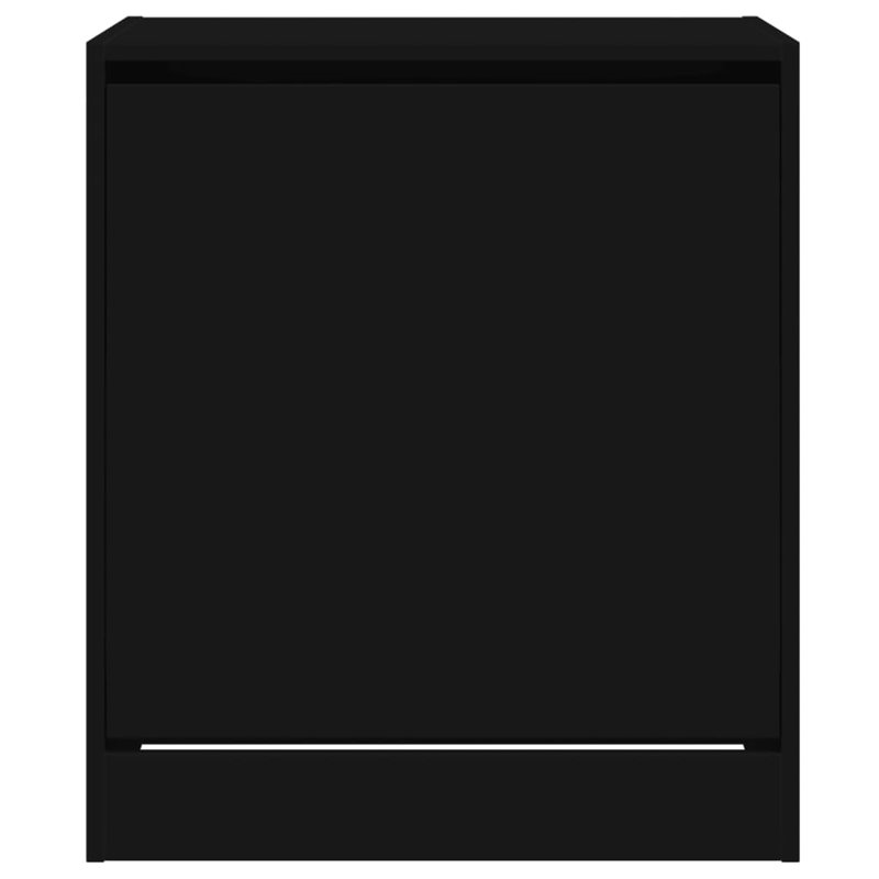 10 Pair Shoe Storage Cabinet, Black