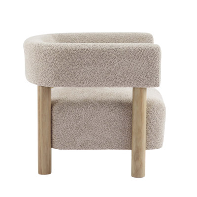 Fauteuil d'appoint rembourré Boucle