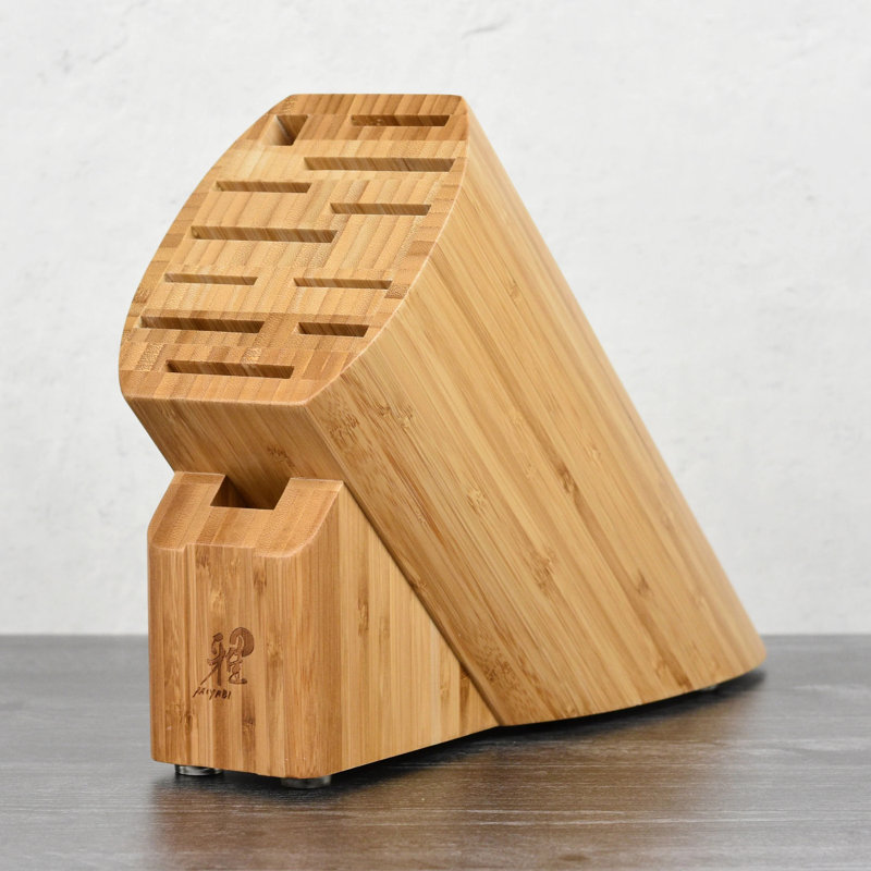 Miyabi 12-slot Bamboo Knife Block, no knives included