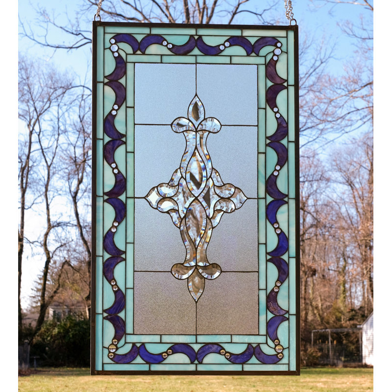 Panneau de vitrail biseauté Tiffany