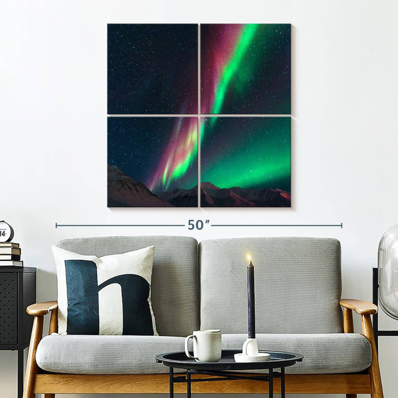 Alvord Atigun Pass Northern Lights, H 32 po x l 32 po