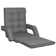Trule Folding Floor Chair With Bed Function Black Fabric