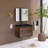 Mannus 29.52'' Single Bathroom Vanity with Resin Top-1646835941