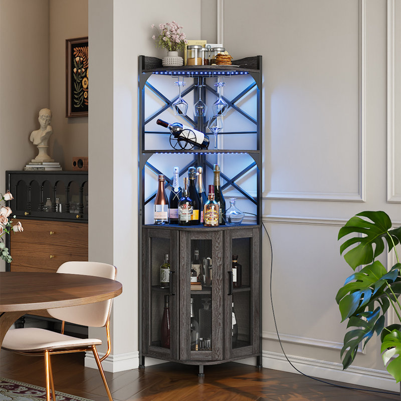 Wine Bottle Rack, Grey