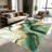 1PC Emerald Green Gold Fluid Marble Abstract area rugs for Living Room, Soft, All seasons, Easy-maintain, Washable Indoor mat, Farmhouse suitable for dining room, bedroom, entryway, kitchen, home office, Home Decor, Outdoor Decor.-2067983333