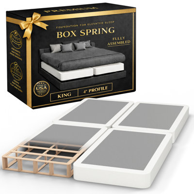 Fully Assembled Traditional Box Spring/Foundation For Mattress