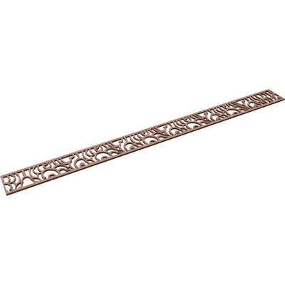 46 3/8"W x 4"H x 3/8"T Springfield Fretwork Moulding, Walnut