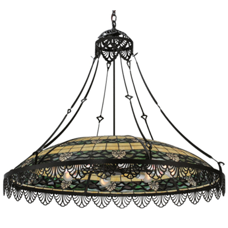 Shell And Ribbon 8 - Light Pendant