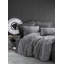 Ensemble de housse de courtepointe en coton XXL Ranforce, gris | Housse de couette 61 x 87, 1 taie d'oreiller 31,5 x 31,5 | 100% coton, impression réactive, lavable à la machine à 104 ° F, fermeture à boutons | Doux, durable, parfait pour les chambres confortables-105519119-105519121