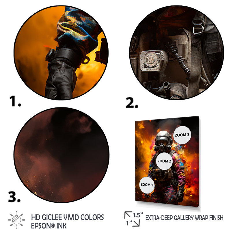 «Soldier Street Art Rebellion», Cadre simple noir, H 32 po x l 24 po x P 1 po