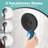12 Inch Multifunctional High Pressure Shower Head System with Handheld Shower Head Fixtures - Matte Black