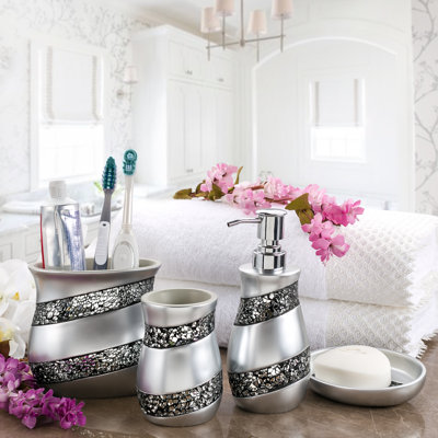 Ensemble d'accessoires de salle de bain 4 pièces