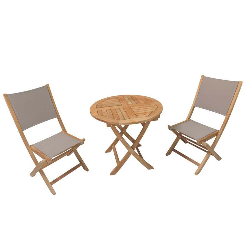 Stella Teak 3 Piece Bistro Set