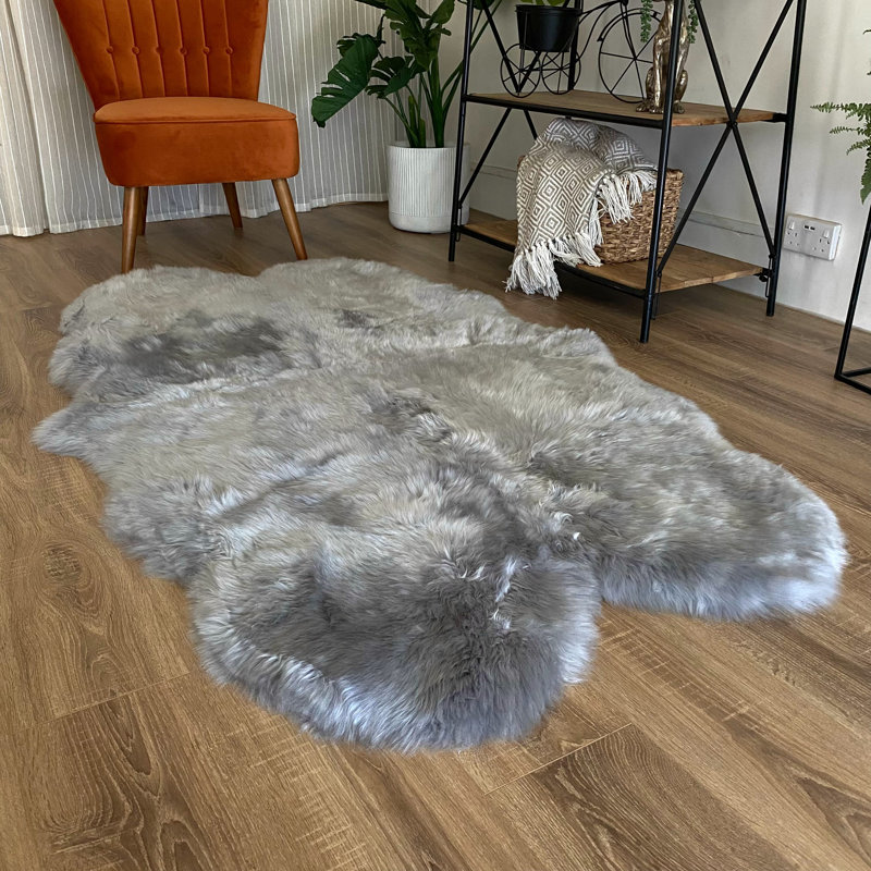 Leam Sheepskin Indoor Rug, Novelty 4' x 6'