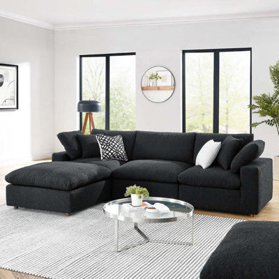 Canapé modulaire en tissu 4 pièces Commix