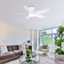 Ventilateurs de plafond encastrés avec lumières et télécommande / app-640242894-640242900