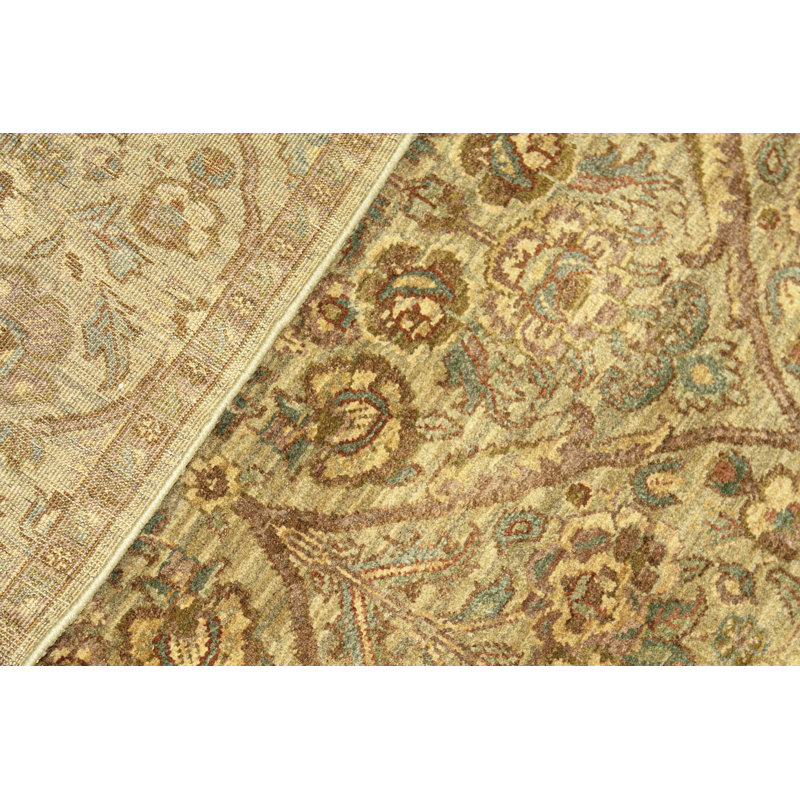 Wool Oriental Area Rug in Brown