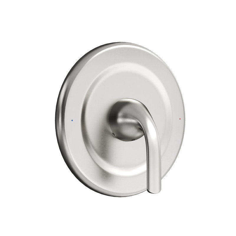 Moen-Compatible Replacement Shower Trim Kit Stainless Steel Shower Panel & Alloy Lever, Brushed Nickel