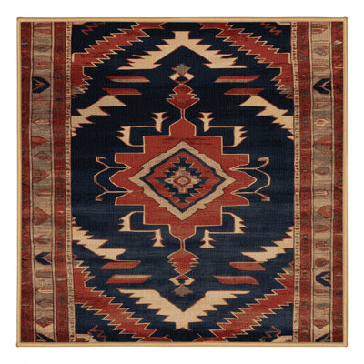 Tapis brun lavable à la machine
