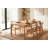 Leoni 78" Solid Wood Dining Table Natural Oak-360500339