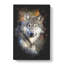 Wolf Vol.2 Paint Splash - Wrapped Canvas-61880557